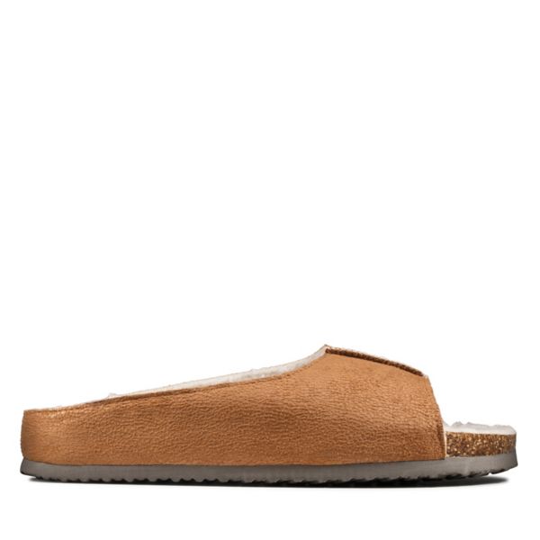 Clarks Womens Fireside Lux Slippers Brown | USA-847912